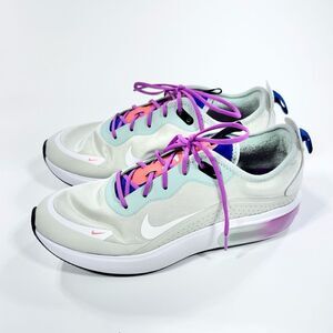 Nike Air Max Dia Fossil white and pink sneaker size 10